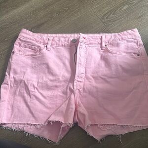 Old Navy High Waist Pink Denim Shorts
